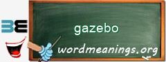 WordMeaning blackboard for gazebo